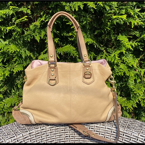 Coach Ashley Spectator Leather Carryall Bag - Picture 2 of 8